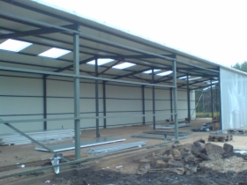 Hale, konstrukcje stalowe, pergole